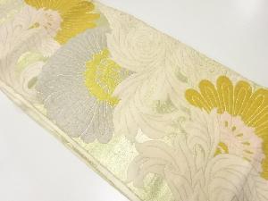 アンティーク 花唐草模様織出し袋帯(材料)